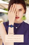 LIGE - Rose Gold Waterproof Women's Watch