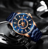 Curren - Dial Stainless Steel Water Resistant Quartz Watch
