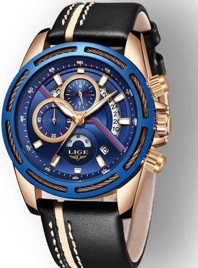 LG9880 - Blue Military Waterproof Sports Quartz Waterproof Watch