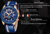 LG9880 - Blue Military Waterproof Sports Quartz Waterproof Watch