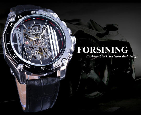 Forsining - Men's Stainless Steel Automatic Mechanical Watch