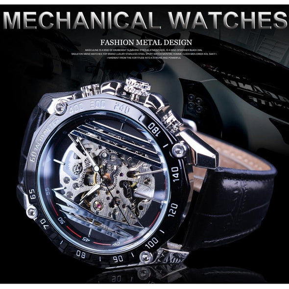 Forsining - Men's Stainless Steel Automatic Mechanical Watch