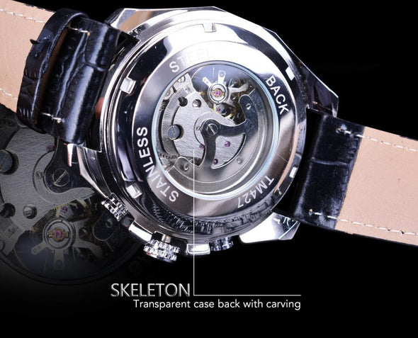 Forsining - Men's Stainless Steel Automatic Mechanical Watch