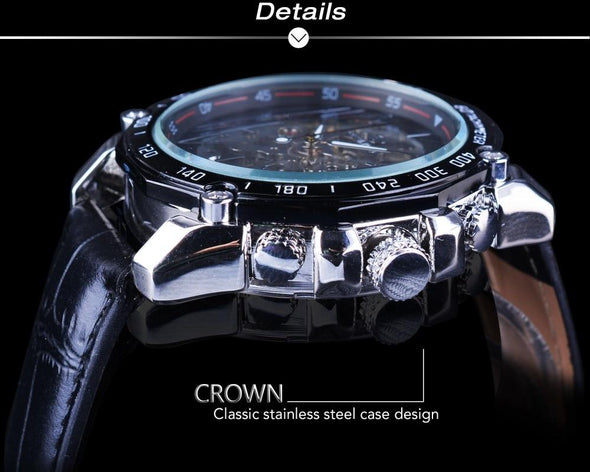 Forsining - Men's Stainless Steel Automatic Mechanical Watch