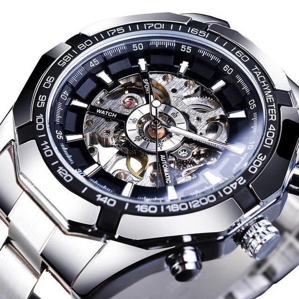 Forsining Waterproof Transparent Mechanical Luxury Automatic Watch Jollynova