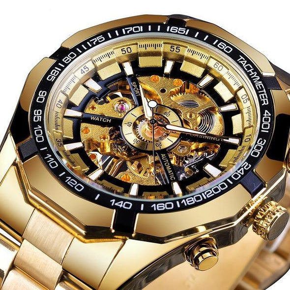 Forsining - Waterproof Transparent Mechanical Luxury Automatic Watch