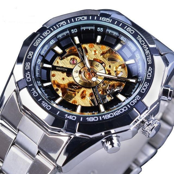 Forsining - Waterproof Transparent Mechanical Luxury Automatic Watch