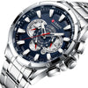 Curren - Stainless Steel Sports Chronograph Quartz Watch