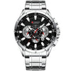 Curren - Stainless Steel Sports Chronograph Quartz Watch