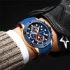 MINI FOCUS - Silicone Strap Waterproof Quartz Watch