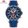 MINI FOCUS - Silicone Strap Waterproof Quartz Watch