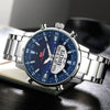 KAT - Dual Display Waterproof 3D Dial Analog Digital Quartz watch