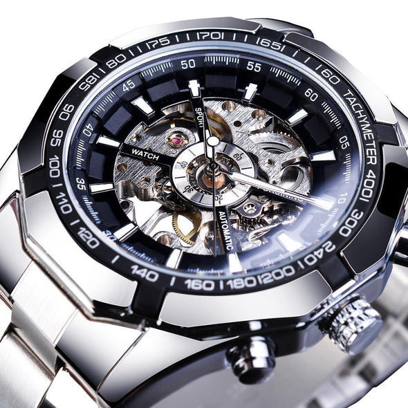 Forsining - Waterproof Transparent Mechanical Luxury Automatic Watch