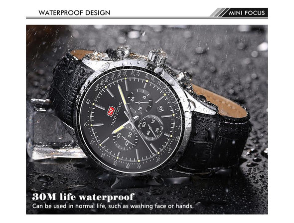 MINI FOCUS - Multifunction Sport Quartz Waterproof Watch