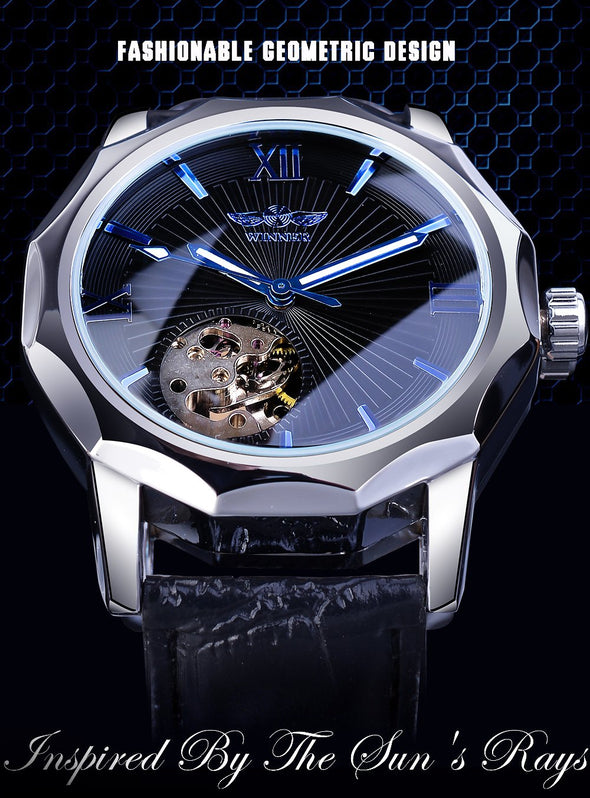 Winner - Blue Ocean Automatic Waterproof Mechanical Watch