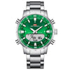 KAT - Dual Display Waterproof 3D Dial Analog Digital Quartz watch