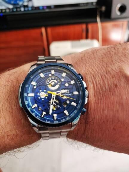 Forsining - 3 Dial Calendar Display Automatic Mechanical Wrist Watch