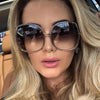 Hot luxury round sunglasses