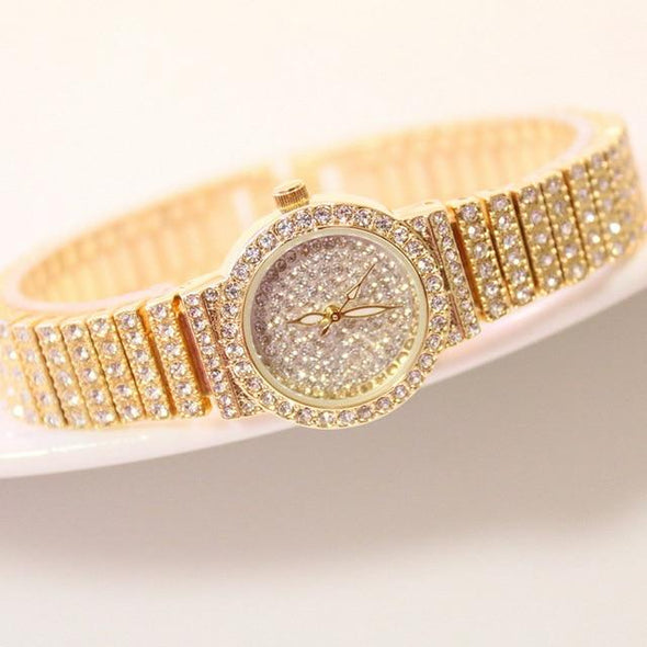 Bee Sister - Diamond Small Women's Quartz Watch (with a ins Bracelet as gift)