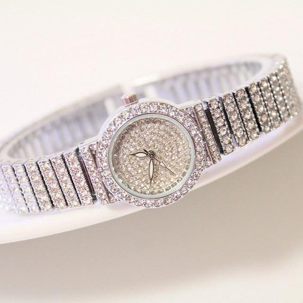 Bee Sister - Diamond Small Women's Quartz Watch (with a ins Bracelet as gift)