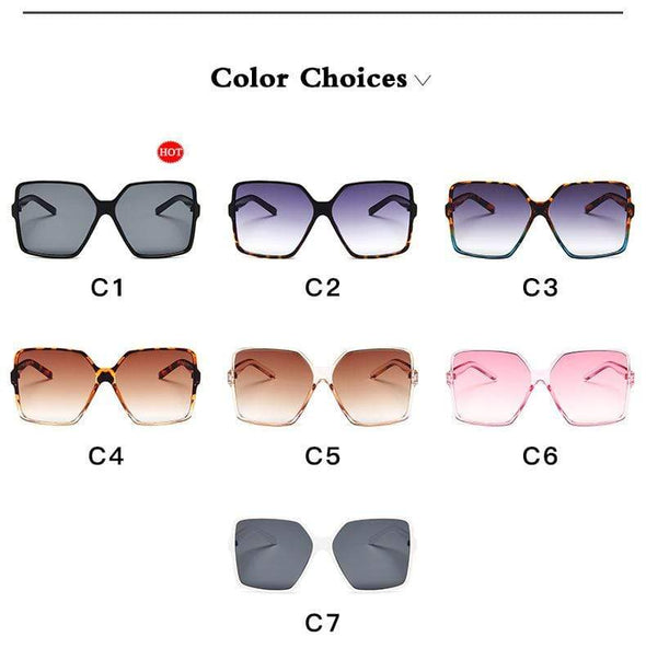 Oversize Gradient Sunglasses