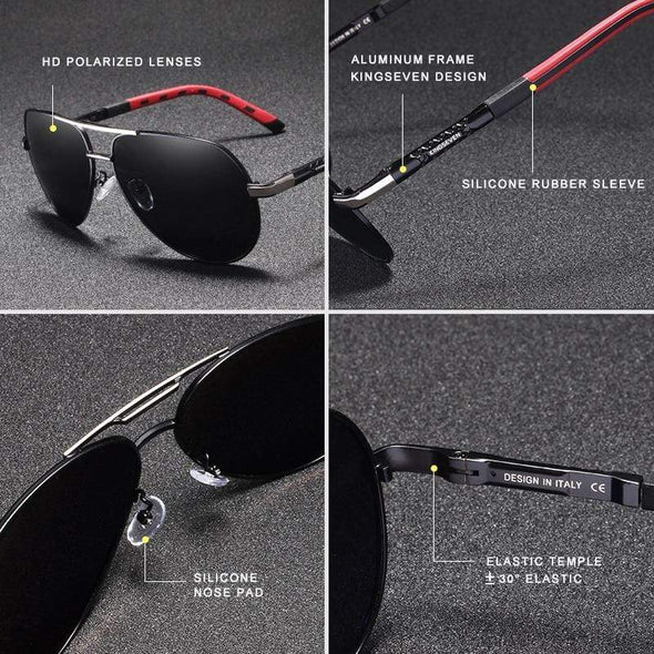 Vintage Aluminum Polarized Sunglasses