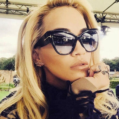 Oversized Cat Eye Sunglasses Women 2023 New Fashion Luxury Brand Big –  Jollynova