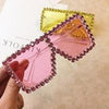 Hot Oversized Crystal Sunglasses