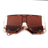 Fashion Square Sunglasses Women Mirror