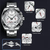 WL014 Automatic Mechanical Stainless Steel Waterproof Luminous Watch