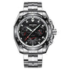WL014 Automatic Mechanical Stainless Steel Waterproof Luminous Watch