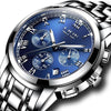 LG9810B - Sport Chronograph Waterproof Full Steel Quartz Watch