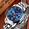 LG9810B - Sport Chronograph Waterproof Full Steel Quartz Watch