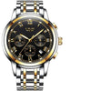LG9810B - Sport Chronograph Waterproof Full Steel Quartz Watch