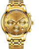 LG9810B - Sport Chronograph Waterproof Full Steel Quartz Watch