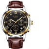 LG9810B - Sport Chronograph Waterproof Full Steel Quartz Watch