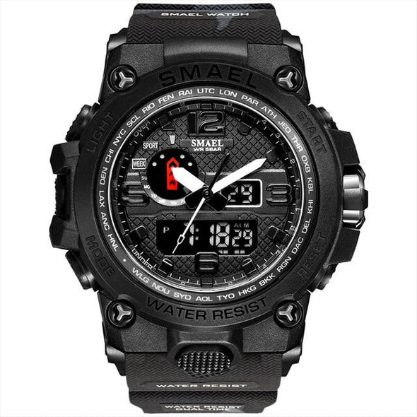 Military 50m Waterproof Sports Digital Watch