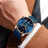 CRRJU - Fashion Stainless Steel Waterproof Quartz Watch