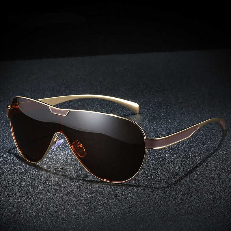 Polarized Men Sunglasses Oversized 2020 UV400 High Quality Retro