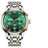 LG9810B - Sport Chronograph Waterproof Full Steel Quartz Watch