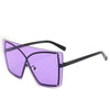 Rimless Oversized Frame Sunglasses