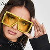 Hot Oversized Crystal Sunglasses