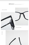 2022 Women Oversized Anti Blue Light Computer Glasses Men Safety Eyewear Spectacle