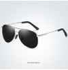 SC Fashion Pilot Men Polarized Sunglasses Oversized Alloy Frame  Aviation Male Sun Glasses Classic Black Driving Fishing Shades