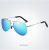 SC Fashion Pilot Men Polarized Sunglasses Oversized Alloy Frame  Aviation Male Sun Glasses Classic Black Driving Fishing Shades