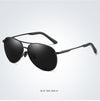 SC Fashion Pilot Men Polarized Sunglasses Oversized Alloy Frame  Aviation Male Sun Glasses Classic Black Driving Fishing Shades