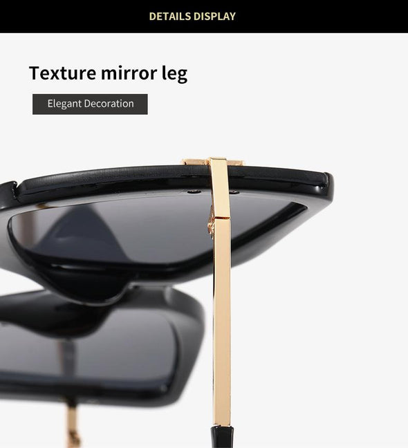 Brand Designer T Sunglasses  New Oversized Square Women Sun Glasses Female Big Frame Colorful Shades fpr women Oculos