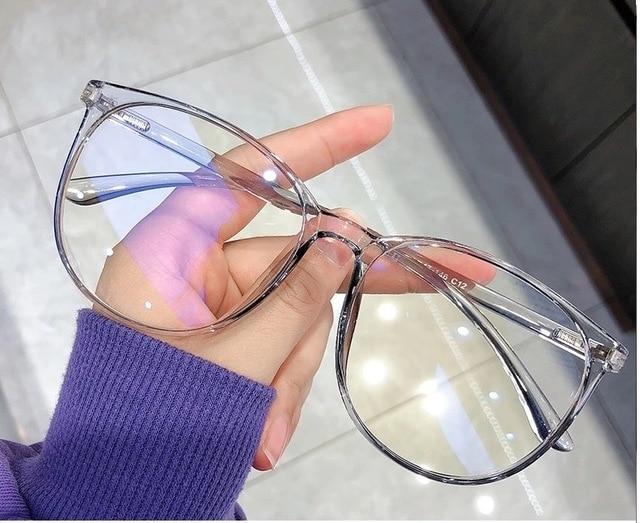 2022 Women Oversized Anti Blue Light Computer Glasses Men Safety Eyewe –  Jollynova