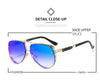 New Hollow Pattern Oval Sunglasses Men Women Luxury Trend Brand Designer Metal Alloy Frame All Fitness Sun Glasses UV400