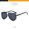 New Hollow Pattern Oval Sunglasses Men Women Luxury Trend Brand Designer Metal Alloy Frame All Fitness Sun Glasses UV400